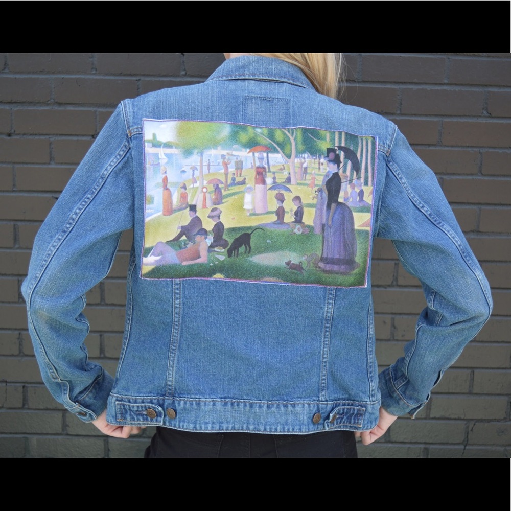 Vintage Levi’s Jean Jacket with Famous Art Piece